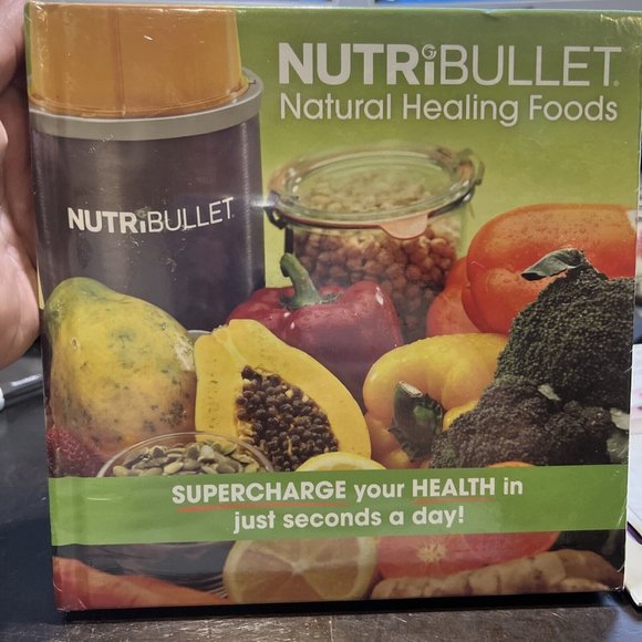 Cookbook Nutribullet Natural Healing Foods Healthy Whole Food Recipes Hardcover - Picture 1 of 2